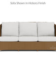 Weekend Retreat Outdoor Sofa All Weather Wicker Lloyd Flanders - Uptown Sebastian