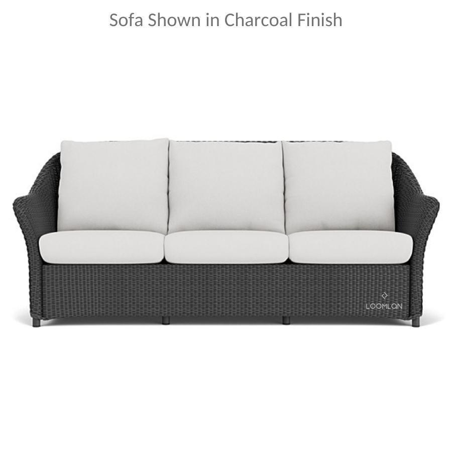 Weekend Retreat Outdoor Sofa All Weather Wicker Lloyd Flanders - Uptown Sebastian