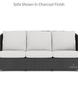 Weekend Retreat Outdoor Sofa All Weather Wicker Lloyd Flanders - Uptown Sebastian