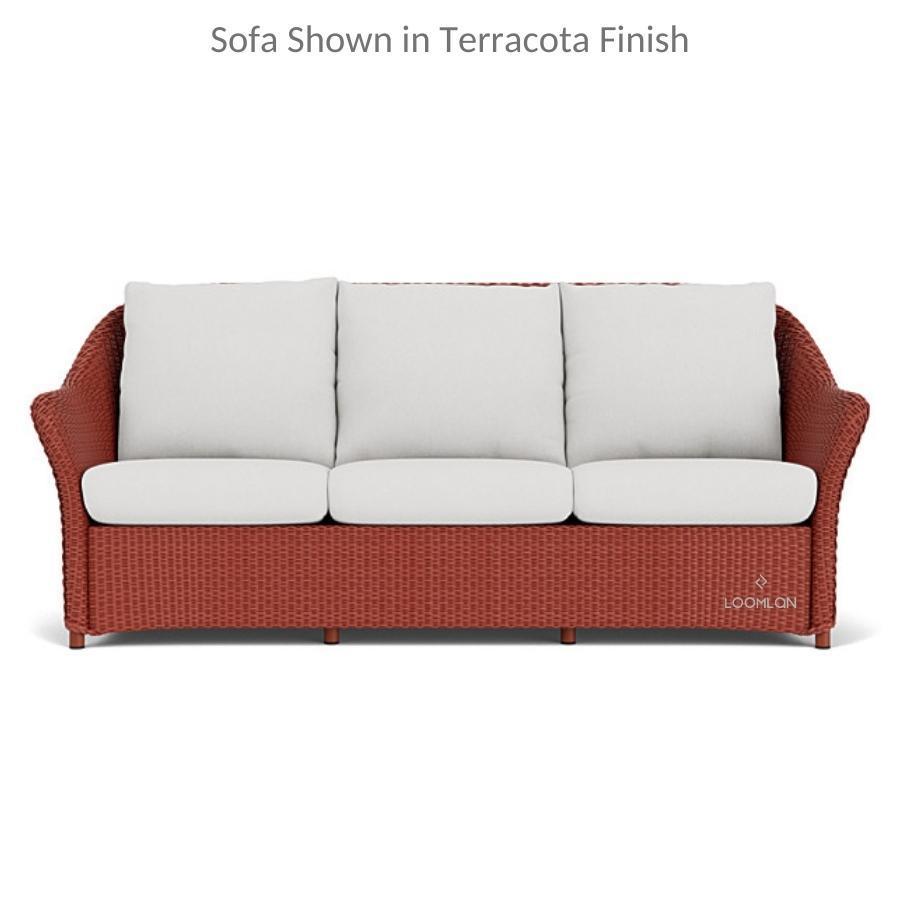 Weekend Retreat Outdoor Sofa All Weather Wicker Lloyd Flanders - Uptown Sebastian