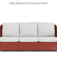 Weekend Retreat Outdoor Sofa All Weather Wicker Lloyd Flanders - Uptown Sebastian