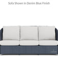 Weekend Retreat Outdoor Sofa All Weather Wicker Lloyd Flanders - Uptown Sebastian