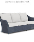 Weekend Retreat Outdoor Sofa All Weather Wicker Lloyd Flanders - Uptown Sebastian