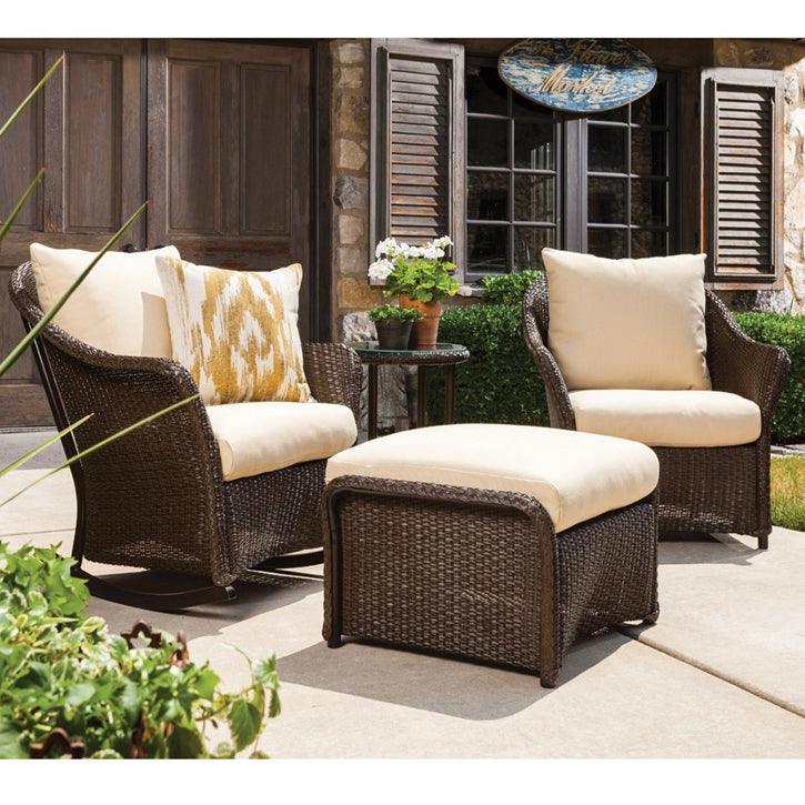 Weekend Retreat Rocker Lounge Chair Set With Ottoman Lloyd Flanders - Uptown Sebastian