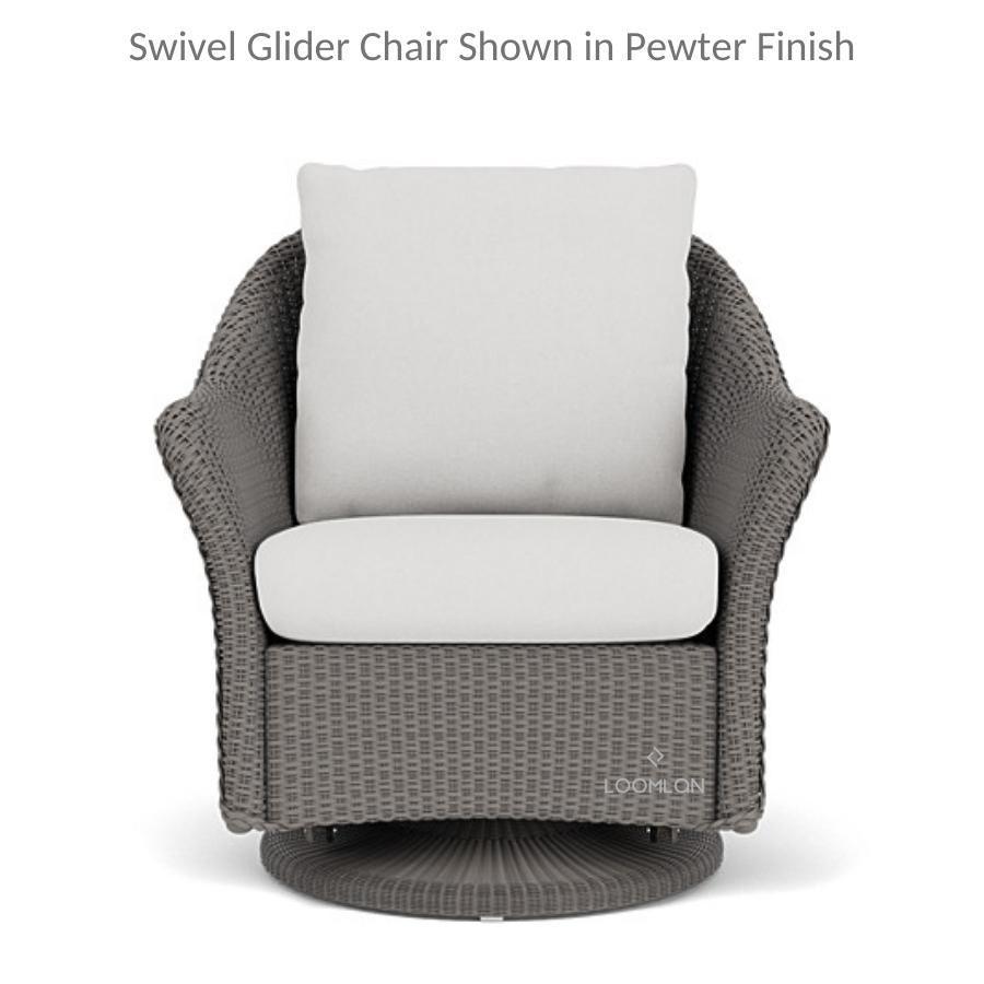 Weekend Retreat Swivel Lounge Chair Set With Ottoman Lloyd Flanders - Uptown Sebastian