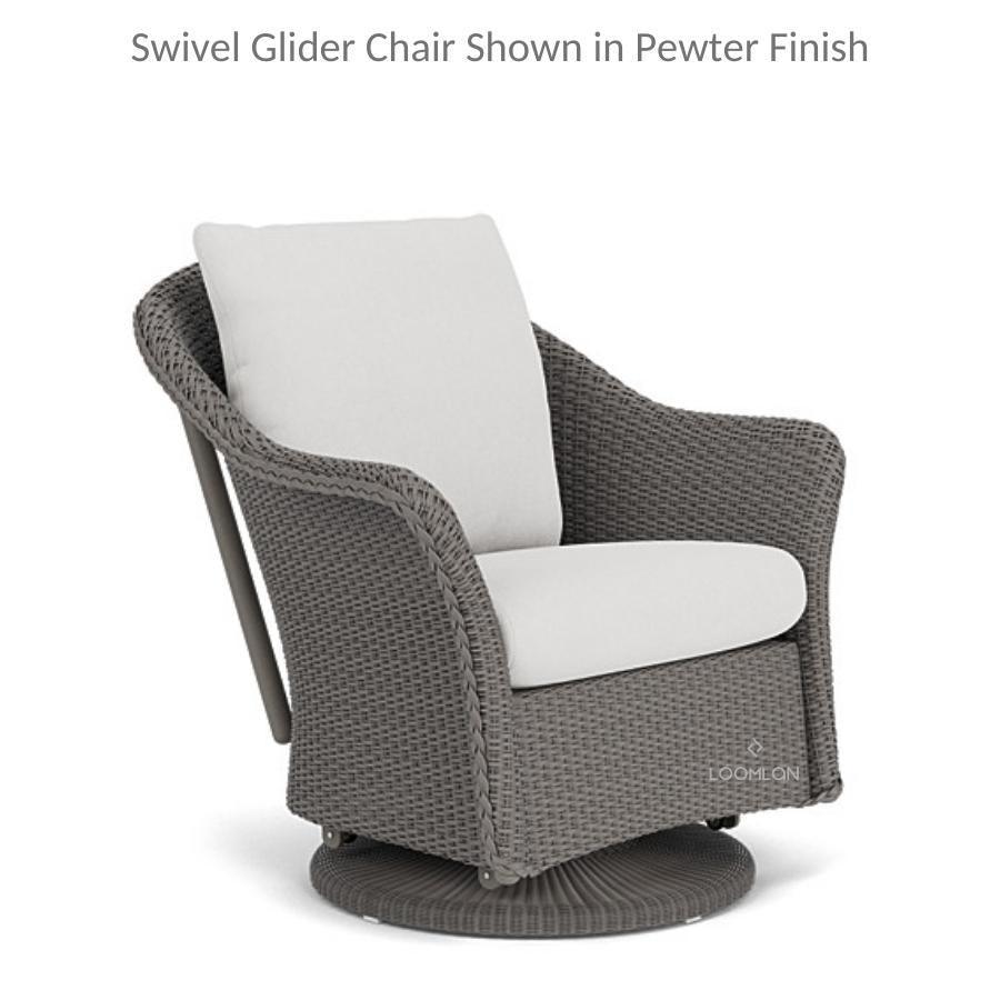 Weekend Retreat Swivel Lounge Chair Set With Ottoman Lloyd Flanders - Uptown Sebastian