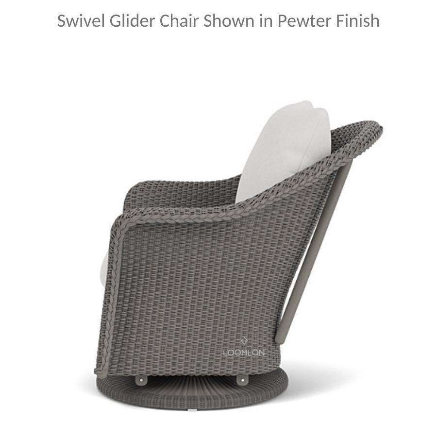 Weekend Retreat Swivel Lounge Chair Set With Ottoman Lloyd Flanders - Uptown Sebastian