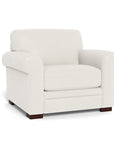 Wenton Mondern Leather Club Chair With Rolled Arms - Uptown Sebastian