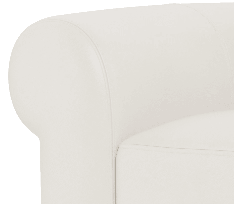 Wenton Mondern Leather Club Chair With Rolled Arms - Uptown Sebastian