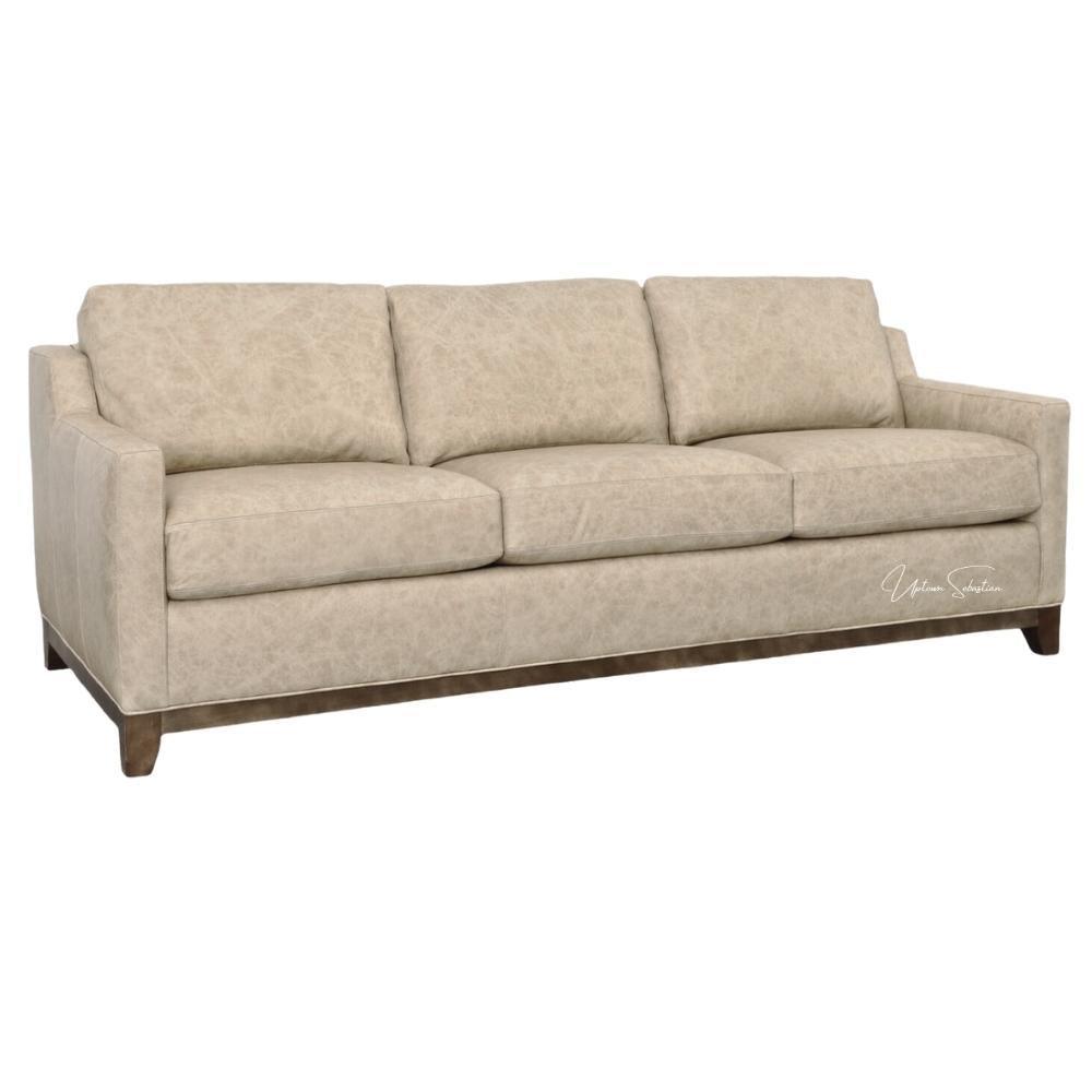 Wildcat Custom Leather Couch - American Crafted - Uptown Sebastian