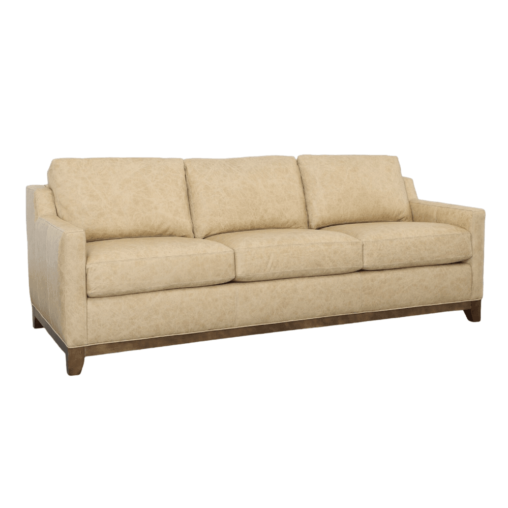 Wildcat Custom Leather Couch - American Crafted - Uptown Sebastian