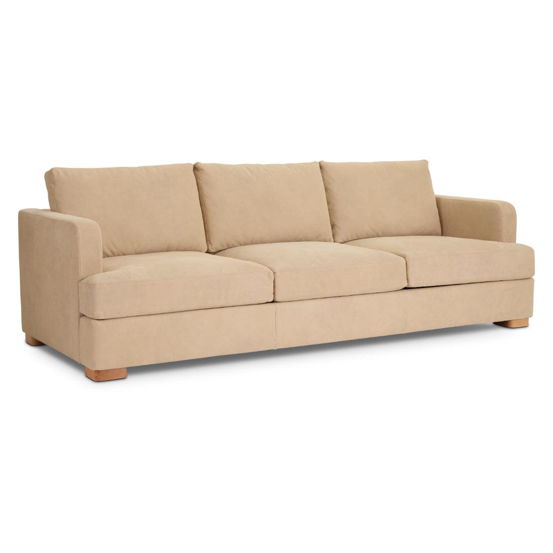 Ynez High Quality Leather Sofa Made to Order - Uptown Sebastian