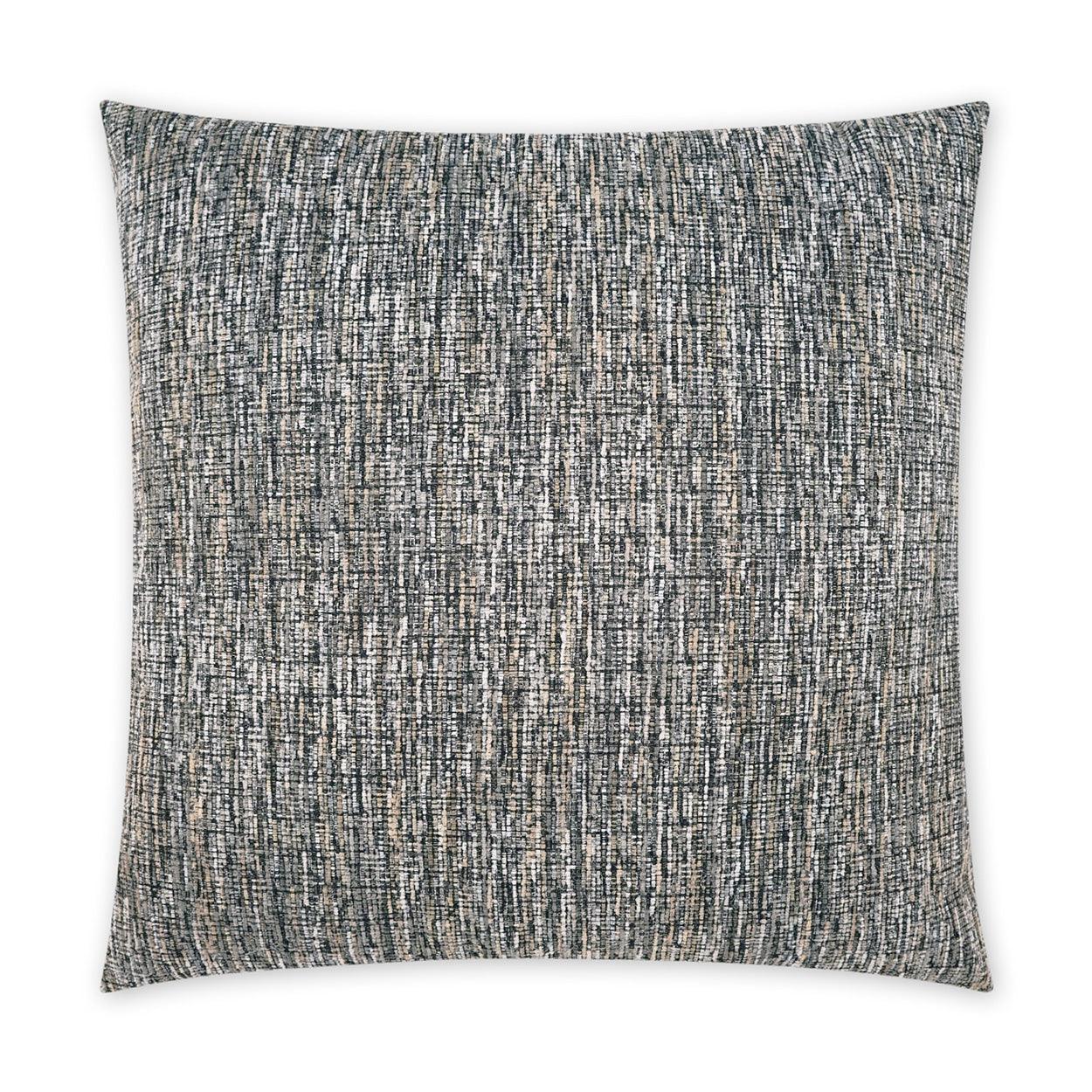 Yonah Textured Beach Grey Large Throw Pillow With Insert - Uptown Sebastian