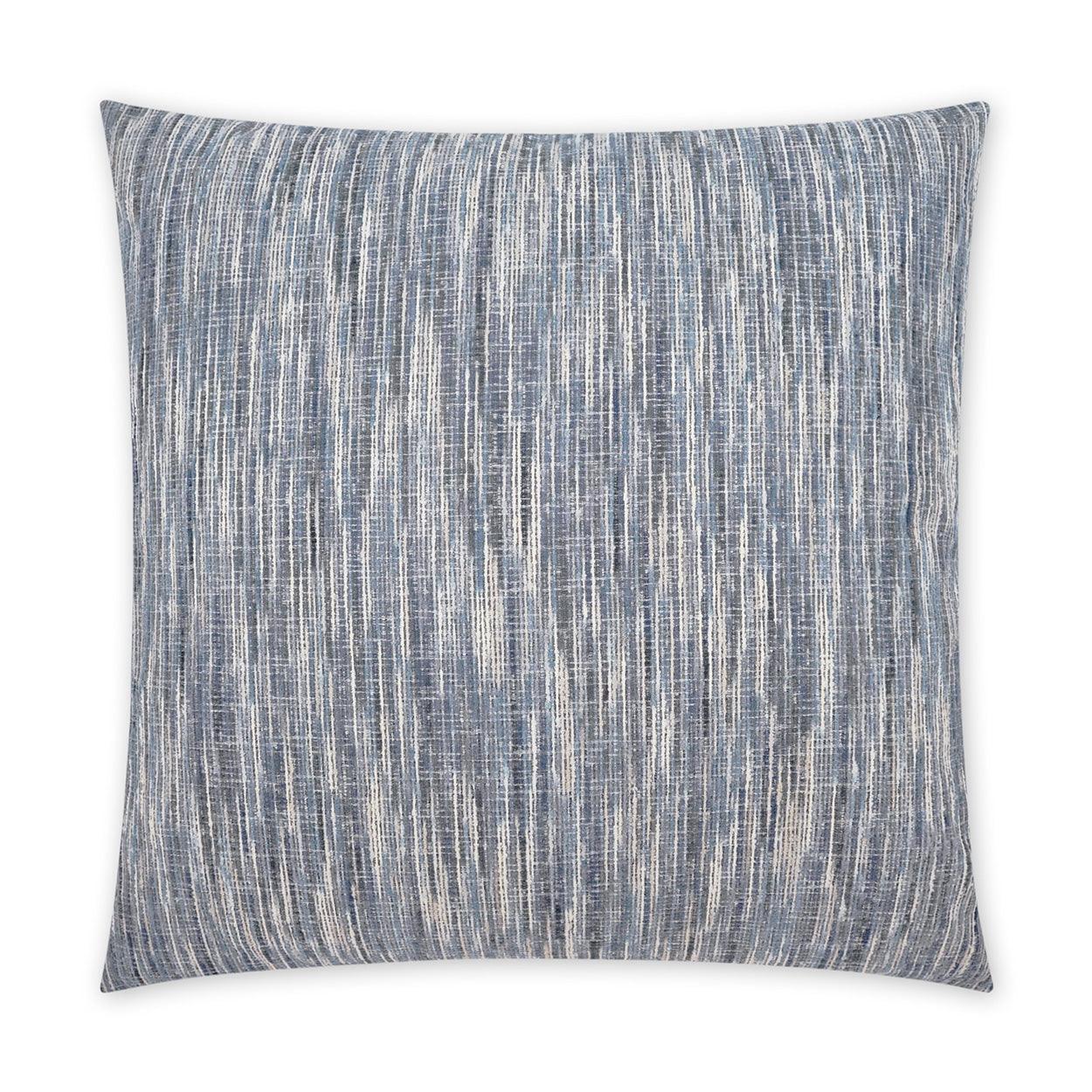 Yonah Textured Beach Slate Blue Large Throw Pillow With Insert - Uptown Sebastian