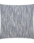 Yonah Textured Beach Slate Blue Large Throw Pillow With Insert - Uptown Sebastian